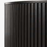 Черный приставной стол с местом для хранения Smart Textured Table варинант исполнения - 3 | Loft Concept в Барнауле