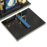 Настольный письменный набор из лазурита с декором в виде льва Golden Lion варинант исполнения - 3 | Loft Concept в Барнауле