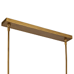 Люстра линейная полукруглой формы Wooden Horseshoe варинант исполнения - 5 | Loft Concept в Барнауле