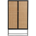 Шкаф с 2-мя дверцами из ротанга ручной работы Fuse Wicker Furniture варинант исполнения - 2 | Loft Concept в Барнауле