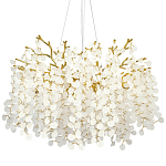 Люстра с круглыми хрустальными подвесками Fairytree Gold Crystal Branches Chandelier 10 варинант исполнения - 1 | Loft Concept в Барнауле