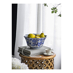 Чаша белая с синим цветочным узором Chino Dishes варинант исполнения - 2 | Loft Concept в Барнауле