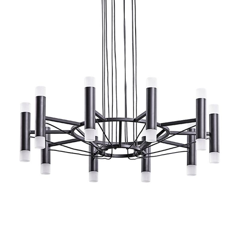 Люстра светодиодная lamp Infinity Белый Черный Люстра светодиодная lamp Infinity Белый Черный в Барнауле | Loft Concept