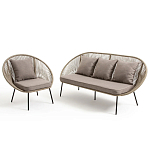 Садовое кресло Аcapulco Grey Chair варинант исполнения - 6 | Loft Concept в Барнауле