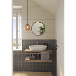 Зеркало круглое с асимметрией Light Reflection варинант исполнения - 2 | Loft Concept в Барнауле