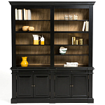 Витрина из массива сосны Sterling Showcase Black варинант исполнения - 2 | Loft Concept в Барнауле