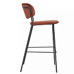 Стул барный с широкой полукруглой спинкой Chair Smooth Shapes варинант исполнения - 2 | Loft Concept в Барнауле