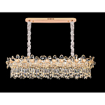 Люстра с декоративными элементами в виде крупных хрустальных цветов Palace Gardens варинант исполнения - 4 | Loft Concept в Барнауле