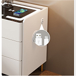 Умная прикроватная тумбочка c зарядкой для телефона Smart Furniture варинант исполнения - 3 | Loft Concept в Барнауле