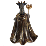 Подсвечник в виде дракона Dragon candlestick Brown Gold варинант исполнения - 3 | Loft Concept в Барнауле