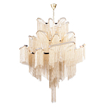 Люстра металлическая Rain of metal варинант исполнения - 3 | Loft Concept в Барнауле