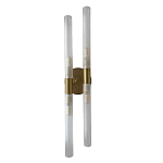 Бра с двумя цилиндрическими матовыми плафонами на круглом основании Delta Light варинант исполнения - 1 | Loft Concept в Барнауле