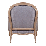 Кресло Ava Classical Armchair brown and grey velour варинант исполнения - 3 | Loft Concept в Барнауле