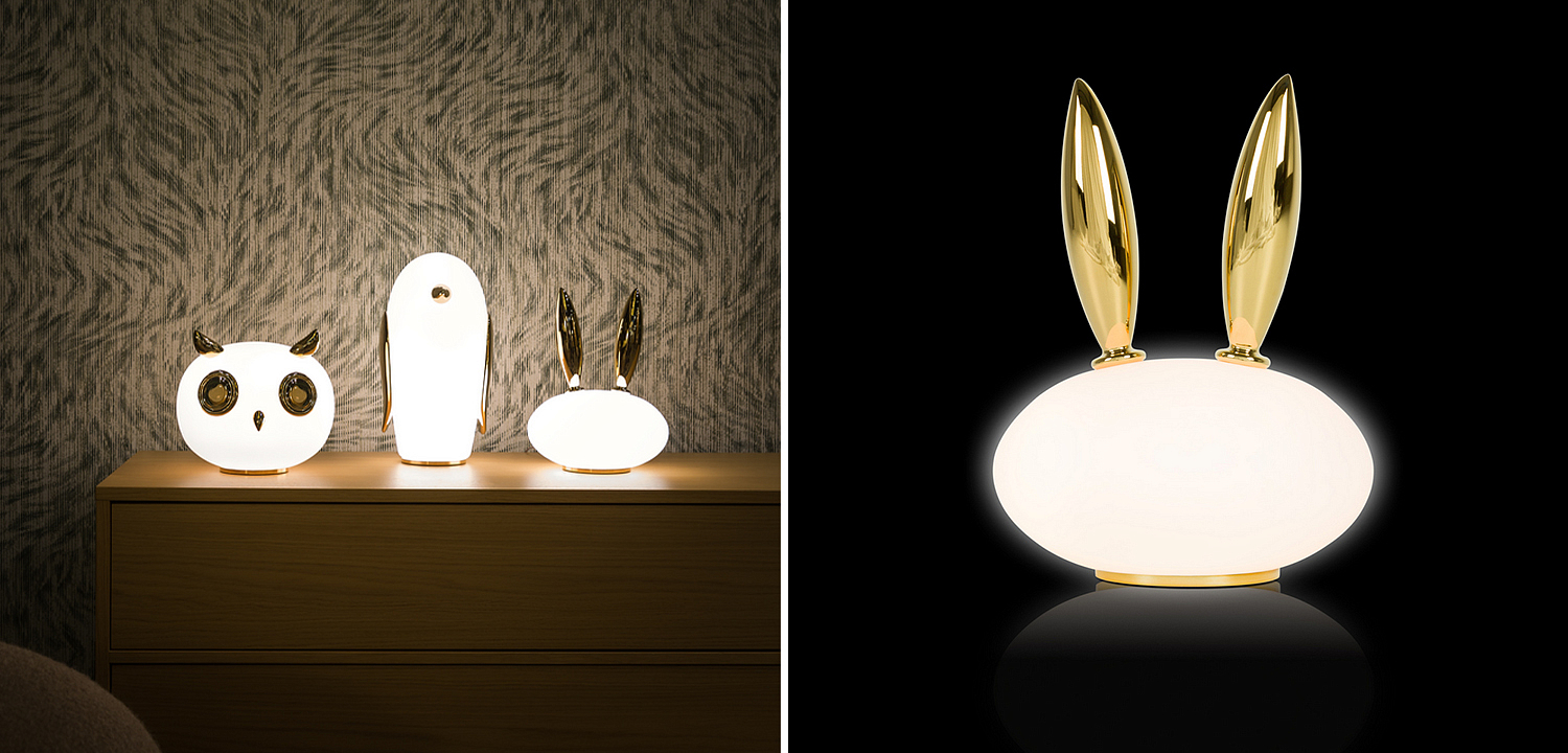Настольная лампа Moooi Pet Light PURR кролик Настольная лампа Moooi Pet Light PURR кролик - Loft-Concept в Барнауле