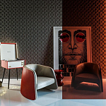 Гипсовая 3D Панель M-18 варинант исполнения - 1 | Loft Concept в Барнауле