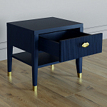 Прикроватная тумбочка с ящиком Elsa Dreams Blue варинант исполнения - 2 | Loft Concept в Барнауле