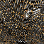 Люстра в форме колокола с декором из тонких железных нитей Jagged Pattern варинант исполнения - 2 | Loft Concept в Барнауле