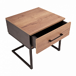 Тумба прикроватная с ящиком в стиле лофт Urban Style Space варинант исполнения - 2 | Loft Concept в Барнауле