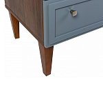 Комод серый из массива бука с 3-мя ящиками Wenge Light варинант исполнения - 4 | Loft Concept в Барнауле