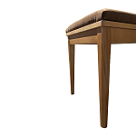 Пуф из массива бука обивка велюр Tasteful Furniture варинант исполнения - 2 | Loft Concept в Барнауле