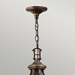 Люстра бронзового цвета с бежевыми абажурами из органзы в классическом стиле Hinkley варинант исполнения - 4 | Loft Concept в Барнауле