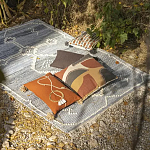 Подушка декоративная с геометрическим узором и плетенными вставками Divine Abstractions варинант исполнения - 5 | Loft Concept в Барнауле