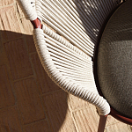 Дизайнерское уличное кресло с веревочной спинкой PETALO Armchair варинант исполнения - 11 | Loft Concept в Барнауле