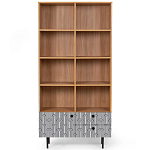 Широкий стеллаж с принтом Elise Rack варинант исполнения - 4 | Loft Concept в Барнауле