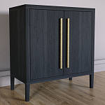 Современный Буфет Primo с 2 дверцами Черный дуб варинант исполнения - 2 | Loft Concept в Барнауле