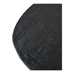 Столик кофейный черного цвета с овальной столешницей и круглым основанием Black Dalmen Table варинант исполнения - 7 | Loft Concept в Барнауле