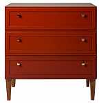 Комод красный из массива бука с 3-мя ящиками Wenge Light варинант исполнения - 2 | Loft Concept в Барнауле