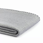 Плед из шерсти мериноса серого цвета 130×180 см Gray Waves варинант исполнения - 2 | Loft Concept в Барнауле