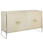 Комод бежевый на прозрачных боковых ножках Stingray Beige Dresser варинант исполнения - 1 | Loft Concept в Барнауле