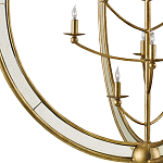 Люстра круглая с состаренными зеркальными элементами на корпусе Sample of Purity варинант исполнения - 1 | Loft Concept в Барнауле