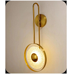 Бра бронзовое с прозрачным стеклянным плафоном Suspension варинант исполнения - 1 | Loft Concept в Барнауле