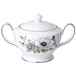 Чайный сервиз из фарфора с рисунком цветов на 6 персон 14 предметов Garden Whisper Porcelain Set  варинант исполнения - 4 | Loft Concept в Барнауле