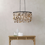 Люстра овальная с подвесками из устричных раковин Sea Ravens варинант исполнения - 4 | Loft Concept в Барнауле