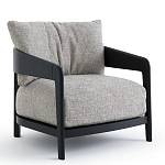 Кресло с каркасом из массива ясеня Deniaud Ash Grey Armchair варинант исполнения - 7 | Loft Concept в Барнауле