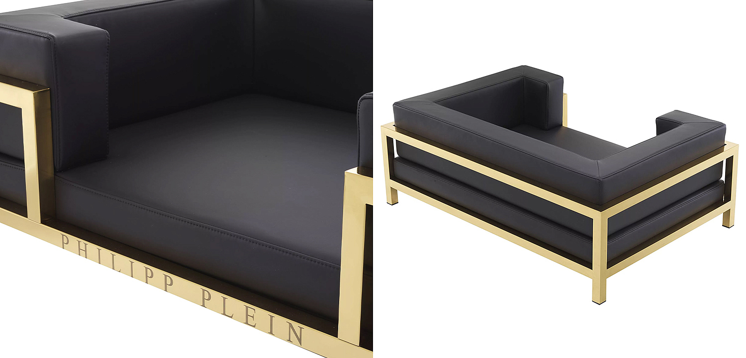 Лежанка для домашних животных Philipp Plein Dogbed High Conic XL Gold Лежанка для домашних животных Philipp Plein Dogbed High Conic XL Gold - Loft-Concept в Барнауле