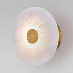 Бра светодиодный с мраморным рассеивателем латунь варинант исполнения - 2 | Loft Concept в Барнауле