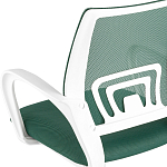 Офисное кресло с основанием из белого пластика Desk chairs Green варинант исполнения - 7 | Loft Concept в Барнауле