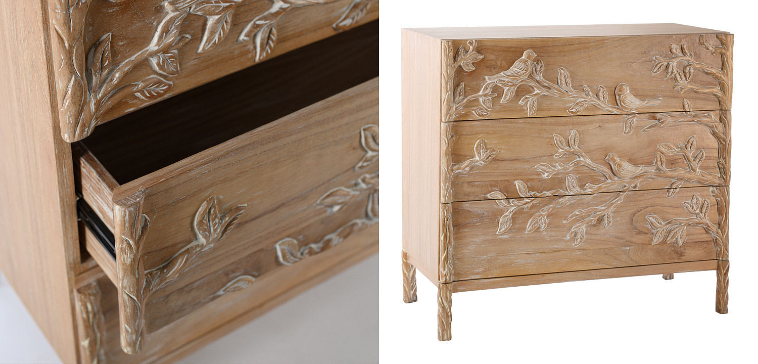 Комод с птицами Land & Sky Chest of Drawers Комод с птицами Land & Sky Chest of Drawers - Loft-Concept в Барнауле