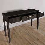 Элегантная Консоль Primo с выдвижным ящиком Темный орех варинант исполнения - 5 | Loft Concept в Барнауле