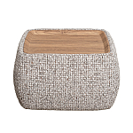 Столик прикроватный мягкий Soft Table from Chenille варинант исполнения - 1 | Loft Concept в Барнауле