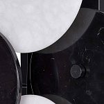 Бра светодиодное из черно-белых дисков Contrast Sample варинант исполнения - 1 | Loft Concept в Барнауле