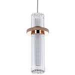 Подвесной светильник золото Odile Acrylic Tube Hanging Lamp Gold варинант исполнения - 1 | Loft Concept в Барнауле