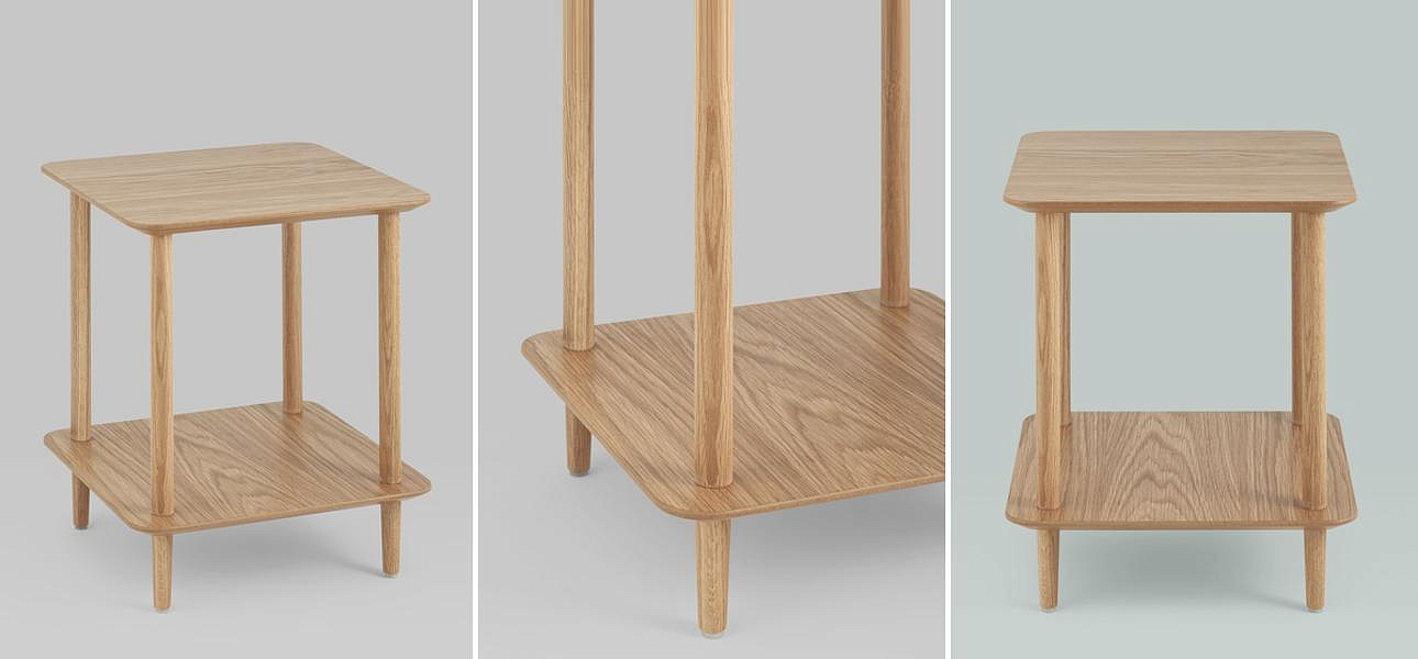 Стол приставной Tree Wilhelm квадратный Стол приставной Tree Wilhelm квадратный - Loft-Concept в Барнауле