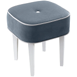 Квадратный мягкий пуф на белых ножках Winton Pouf Square варинант исполнения - 17 | Loft Concept в Барнауле