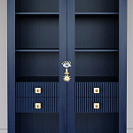 Дизайнерский шкаф витрина Elsa Dreams Blue с 4-мя ящиками варинант исполнения - 2 | Loft Concept в Барнауле