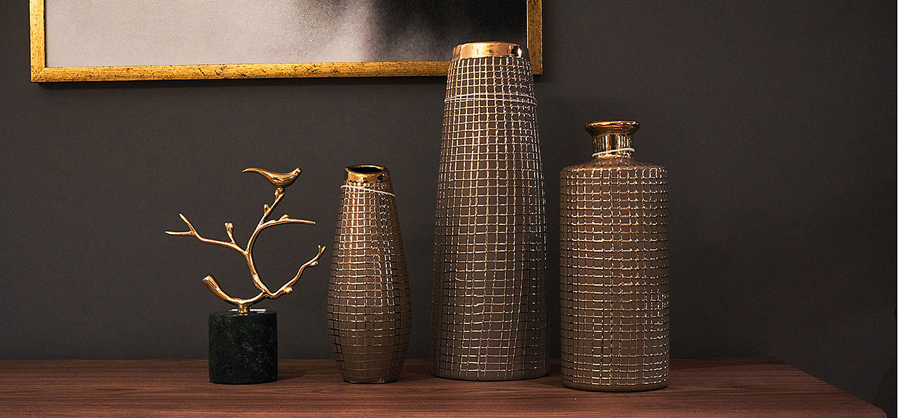 Ваза Golden mesh 35 - Loft-Concept в Барнауле